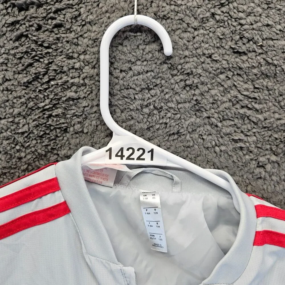 Adidas Manchester United Aon Track Jacket Adult Size XS White Pink‎